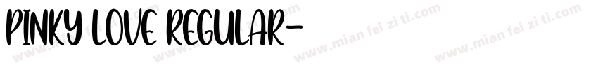 Pinky Love Regular字体转换